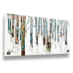 Birch I acyrlic image by Cheri Greer