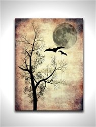 Halloween wood sign