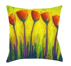 14x14 "Have you Heard the Latest" Decorative Pillow by Jeff Boutin
