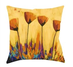 14x14 "Symphony of Color" Decorative Pillow by Jeff Boutin