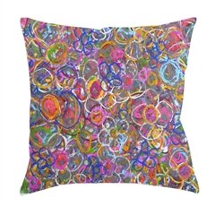 14x14 "Zippity do Dah" Decorative Pillow by Jeff Boutin
