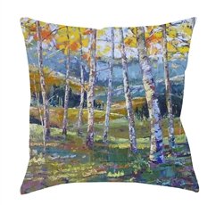 14x14 "Point of View" Decorative Pillow by Jeff Boutin